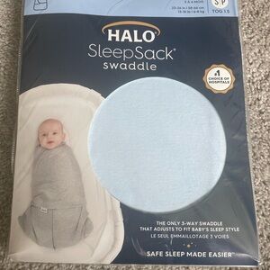 Halo SleepSack Swaddle in Soft Blue